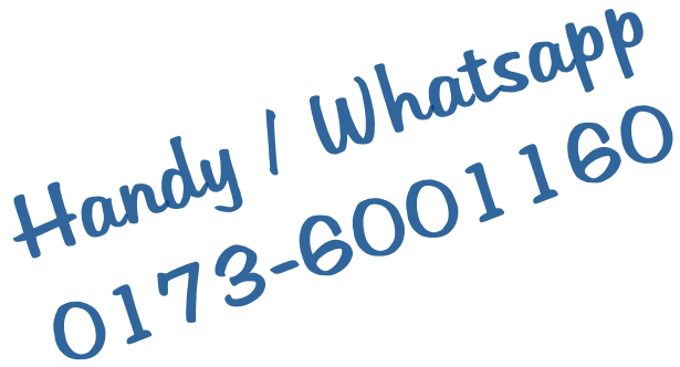 Handy / Whatsapp 0173-6001160